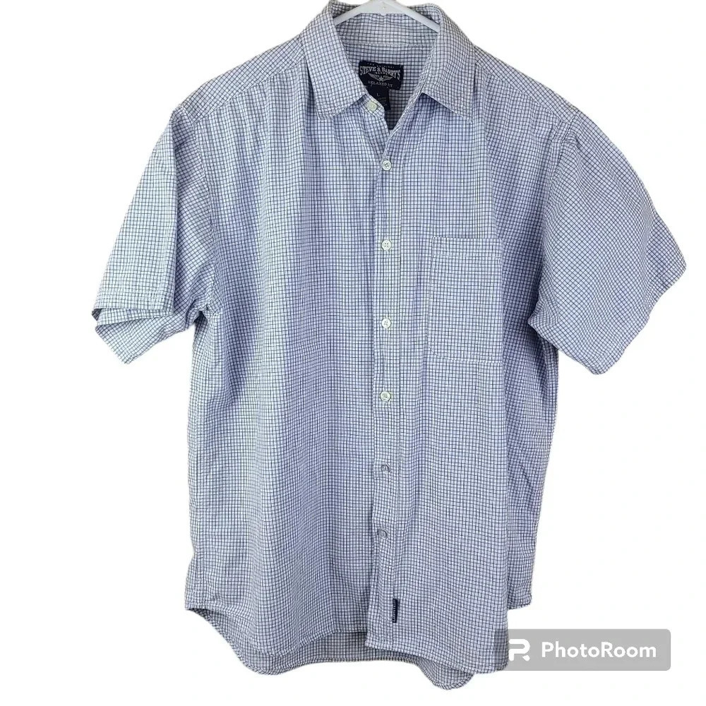 Steve and Barry's checked button down shirt - Picture 1 of 9